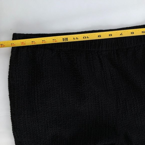 Orvis Pants Black Waffle Weave High Rise Pockets Casual Comfort Pants Si… - Picture 11 of 12